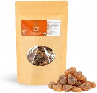 Aromatics International Myrrh Resin 4oz – Raw Natural Golden Chunks from Somaliland - Organic Botanical Resin for Incense, Meditation, Rituals & Aromatherapy