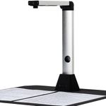 Kitnery D800 Portable Document Camera: High Definition 13MP Document Scanner USB Visualizer Capture Size A3 Multilingual OCR Detection for Remote Lessons Office and Education, Not Compatible with Mac