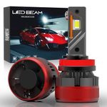 LEDBeam LED MX 120W Automotive Grade 7035 Chip 22000Lm 6000k White Car headlight bulb (12V,120W/2bulbs) (H8/H9/H11/H16)