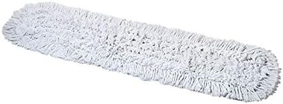 Tidy Tools Commercial Dust Mop Replacement Head – 48 x 5 in. Cotton Reusable Mop Head – Industrial Dust Mop Refill for Floor Cleaning & Janitorial Supplies