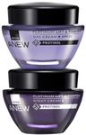 Avon Anew Platinum Day and Night Duo With Protinol™ Technology includes Platinum Lift & Tighten Day Cream SPF20 and Platinum Lift & Tighten Night Cream