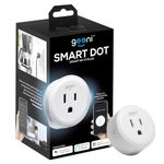 Geeni DOT Smart Wi-Fi Outlet Plug, White, (1 Pack) – No Hub Required – Works with Amazon Alexa and Google Assistant, Requires 2.4 GHz Wi-Fi