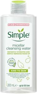 Simple Kind To Skin Micellar Cleansing Water 200 ml | Gently Removes Make-Up & Hydrates | For All Skin Types