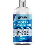 5Kind Sports Massage Oil for Muscle Pain Relief 250ml - Lavender Body Massage Oils for Massage Therapy - Body Massage Oil for Improved Recovery and Deep Tissue Massage - Profesional Muscle Massage Oil