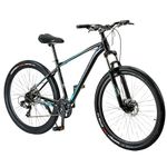 FitTrip Snyper 221 29 Inch | 21 SPD Shimano Gearset XC40 Suspension | Dual Disk Brakes | Dynamic Structure Frame w/Internal Cabling | Unisex MTB (Electric Blue)