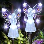 GIGALUMI Solar Angel Garden Stake L