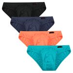 Avidlove Sexy Mens Underwear Bikini Briefs Low Rise Briefs for Men 4 Pack Microfiber Thong Bikini Underwear