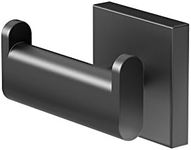 Gatco 4055AMX Elevate Bathroom Double Robe Hook, Matte Black