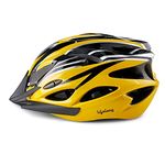 Lifelong Adjustable Cycling Helmet with Detachable Visor | Adjustable Light Weight Mountain Bike Cycle Helmet with Padding for Kids and Adults, (LLFAH07, Yellow & Black, 6 Months Warranty)