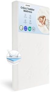 KEAWIS Memory Foam Crib & Toddler Mattress: Dual-Sided Soft Cribs mattresses for Waterproof - 52" x 27.6" x 5" - Breathable - Bamboo Toddler Bed Mattress Fits Baby and Kids