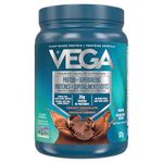 Vega Protein and Greens Chocolate (16 Servings) Plant Based Protein Powder Plus Veggies, Vegan, Non GMO, Pea Protein For Women and Men, 521g (Packaging May Vary)