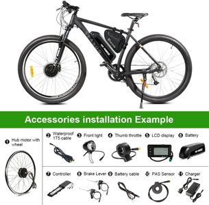 YOSE POWER 26in Electric Bike Conversion Kit – E-Bike Wheel Set