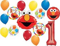 Elmo 1st Birthday Party Supplies Balloon Bouquet Decorations