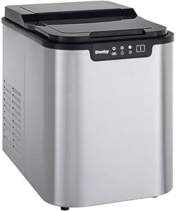 Danby 12Kg Ice Maker, Stainless Steel
