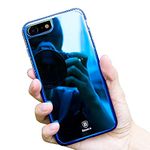 Fingic for iPhone 7 Back Cover Case Shock Proof Colorful Gradient Hybrid Cover Case for Apple iPhone 8 - Blue