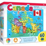 Masterpieces Canada Map Jigsaw Puzzle (60-Piece)