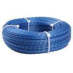 NUOOO Trimmer Line for Grass Strimmer, Trimmer Wire Twist Strimmers String 2MM Replace Weed Cutter Cord Trimmer Lines Weed Eater Strings Wires Cords (2.0mmx50M)