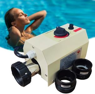 Pool Heater-3KW 220V Upgrade Thermostat Electric Swimming Pool Heater,Digital Touch Display Energy Efficient Pool Water Heater for Spas, Bathtubs and Above Ground in-Ground Pools. (220V 3KW)