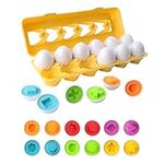 GIGIPIG Toddler Toys Matching Eggs 