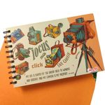 MESSKETEERS - Say Hey to Art - Travel Journal/Diary/Scrapbook - for The Paparazzi, A5 Size Hard Cover Journals Easy to Carry and Premium Papers