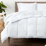 Bare Home Duvet Insert Comforter - Queen Size - Goose Down Alternative - Ultra-Soft - Premium 1800 Series - All Season Warmth - Bedding Comforter (Queen, White)