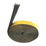 rockible Flat Gasket, Multi-Purpose Rope, Professional, Heavy Duty, Gasket Cord Replacement for Door, Window, Fireplace Furnace, 3mmx12mmx4m