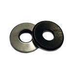 1/2" Neoprene 316 Marine Grade Rubber Bonded Sealing Washers, 316 Stainless Steel, Quantity 25, by Bridge Fasteners