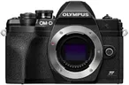 OM SYSTEM Olympus E-M10 Mark IV Black Micro Four Thirds System Camera 20MP Sensor 5-Axis Image Stabilization 4K Video Wi-Fi