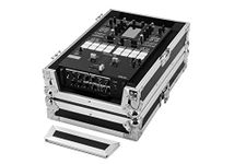 Odyssey FZDJMS11 Flight Case for Pioneer DJM S11 Mixer - Hard Flight Case - Removable Front Access Panel and Storage Pit - Soft Foam Interior - Black and Silver