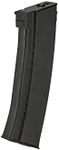 Lancer Tactical 140 Round AK Airsoft Mid Capacity Magazine (Color: Black)-Single