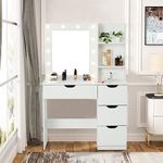 GlowSol Makeup Vanity Desk with Lig