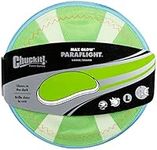 Chuckit! 2 Pack of Max Glow Paraflight Dog Frisbee, Large 9.75-Inch