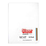 Siser EasySubli Sublimation Heat Transfer Vinyl 8.4" x 11" - 15 Pack