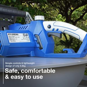 Hyundai 16" Electric Chainsaw – 2400W Powerful Wood Cutter