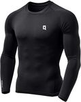 QUADA Compression Swimming T Slim Fit Shirt Full Sleevs For Men (2Xl, Black)