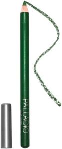 Palladio Wooden Eyeliner Pencil, Thin Pencil Shape, Easy Application, Firm yet Smooth Formula, Perfectly Outlined Eyes, Contour and Line, Long Lasting, Rich Pigment, Lime Green