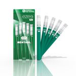 Ezee Go Disposable E Cigarette Menthol Flavour E-Liquid Nicotine Free Electronic Cigalike 285mAh battery Soft Tip Vape Pen Pack of 5