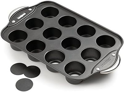 Norpro Nonstick Mini Cheesecake Pan with Handles, 12 count