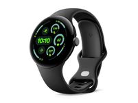 Google Pixel Watch 3 (45 mm) Android smartwatch with heart rate tracking, advanced running from Fitbit, fitness insights, 24-hour battery, Matte Black Aluminium Case, Obsidian band, Wi-Fi (Renewed)