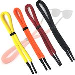 Floating Eyeglass Strap, 4Pcs Adjustable Eyewear Retainer Long Anti-Lost Floating Foam Eyeglass Strap Sunglasses Lanyards