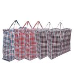 Straame Laundry and Storage Bag, Multipurpose Storage Bag, Durable and Resistant Storage Solution with Zips and Handles, Large Reusable Bags (60 x 60 Pack of 10)