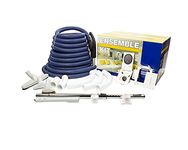 Hide-A-Hose Rapid Flex Retractable Hose Central Vacuum System- Without Hose Cover - Accessories and Installation Materials are Included (50 FEET)