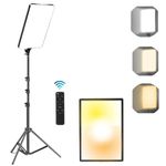 HOLD UP 19-Inch Panel LED Light for Photography, Videoshoot, Studio Lighting Photography LED Lamp for Studio Video Camera Light for Videoshoot, YouTube, Gaming, Makeup