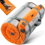 Gaialoop 4 INCH Thick Foam Camping Mattress [Car/Tent/Cot] 30D Foam Portable Floor Sleeping Mat Cot Pad Roll Up Mattress for Guests Sleepovers RV Truck Camper