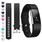 DigiHero For fitbit Charge 2 straps,Replacement strape for Fitbit charge 2 strap (1 Pack), Adjustable Sport Wristbands for Women/Men,Small/Large