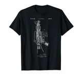 M-16 Rifle Patent Gun Military Firearm Second Amendment T-Shirt