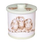 Wrendale Designs by Hannah Dale The Country Set' Owl Biscuit Barrel