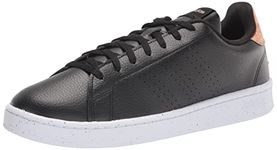 adidas Men's ADVANTAGE Cross Country Running Shoe, black/black/white, numeric_10_point_5