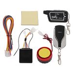 Keenso Anti Theft Alarm System, Motorcycle Two Way Alarm System Vibration Sound Alert LCD Remote Control Anti Theft Robbery Energy Saving