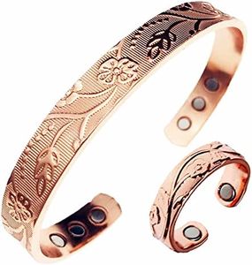 Pure Copper Magnetic Ring & Bracelet for Arthritis Relief,Women